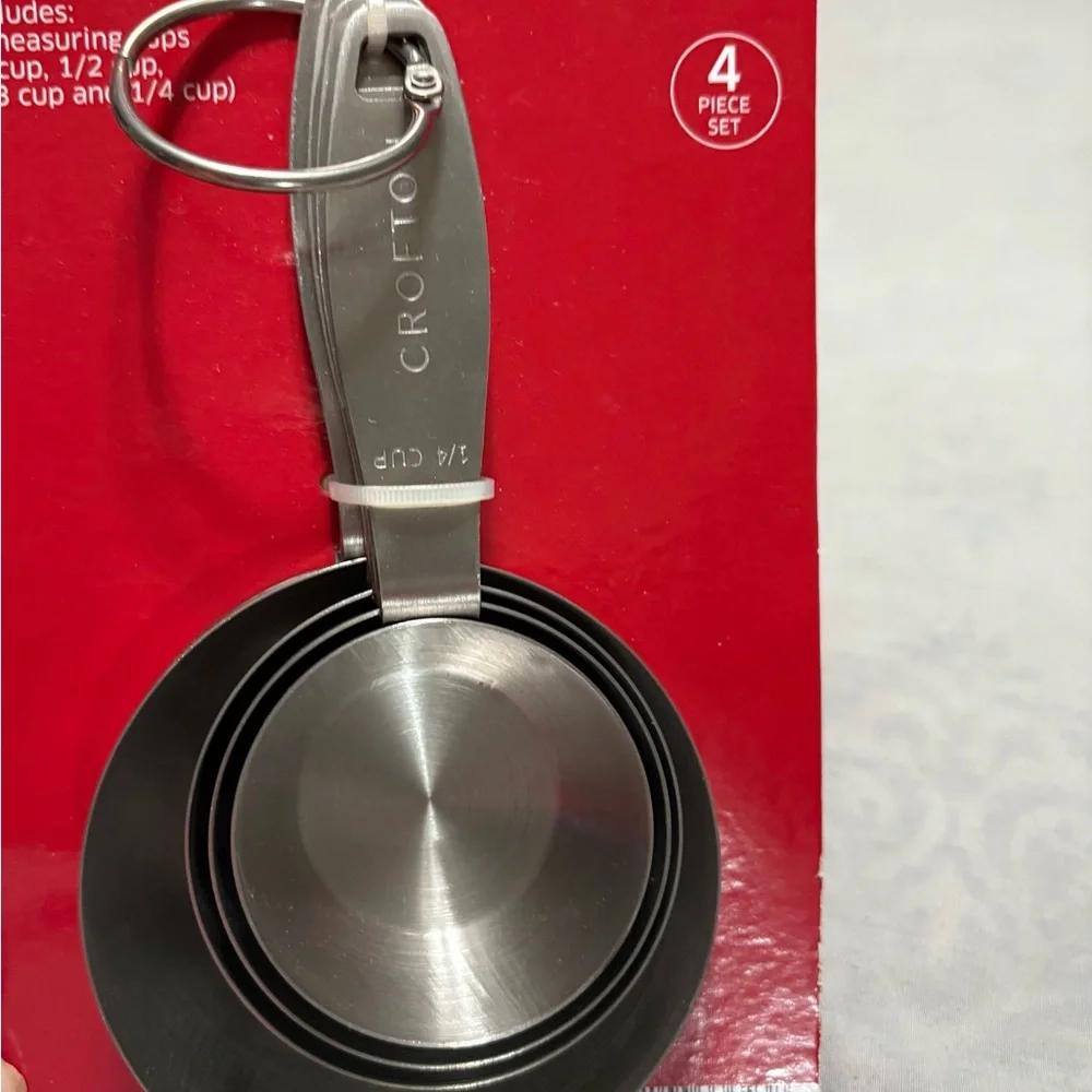 Crofton Stainless Steel Measuring Cups Set